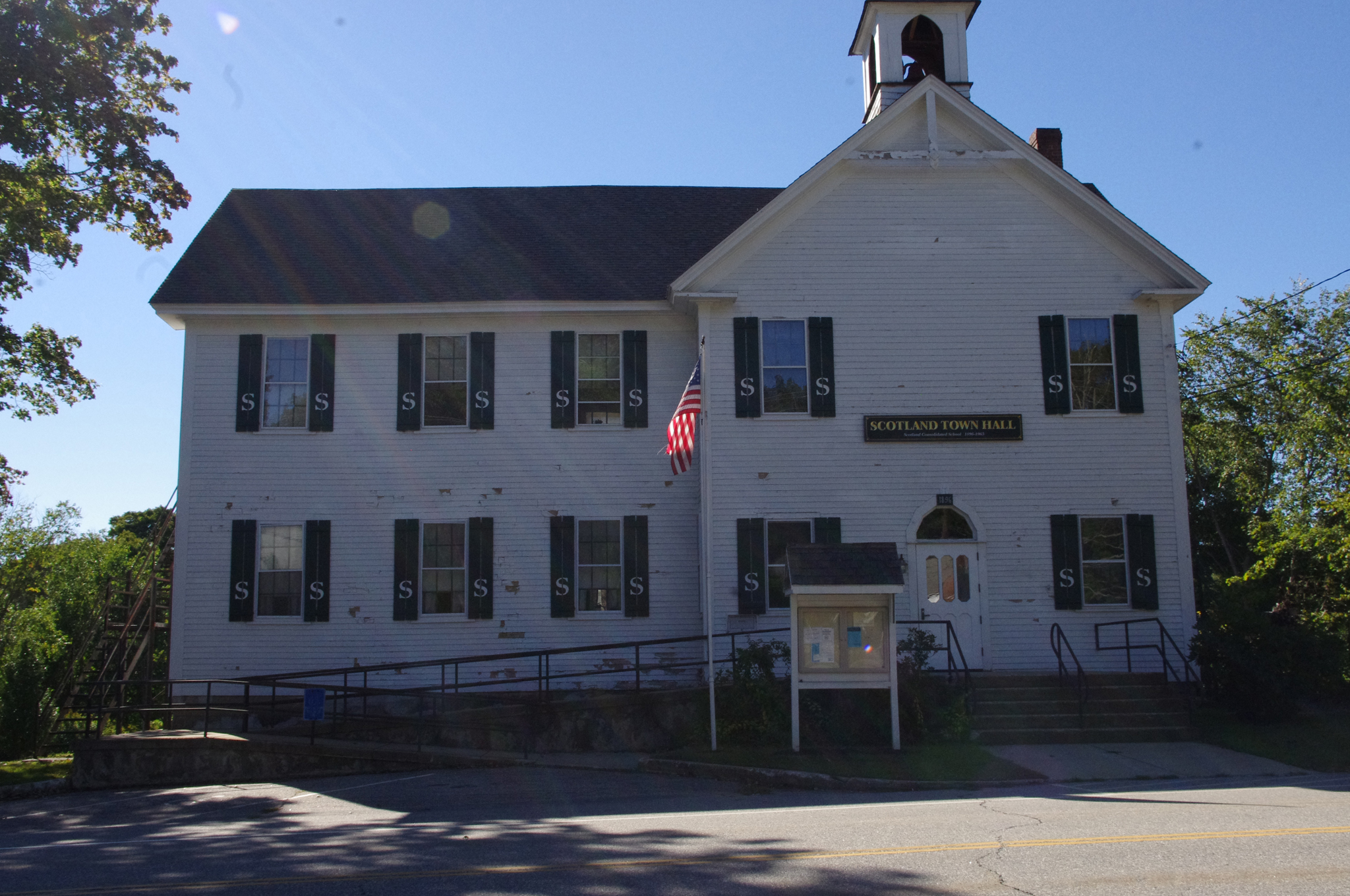 Old Scotland Elementary School now Scotland Town Hall