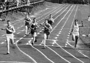 100 Yard Dash Track Event